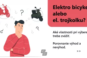 Elektro bicykel alebo trojkolku? Ako správne vybrať Elektro bicykel alebo trojkolku? Ako správne vybrať