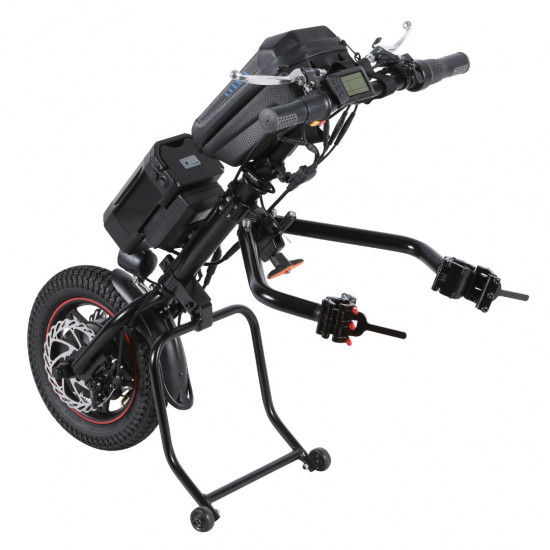 Elektrický prídavný pohon pre invalidný vozík
